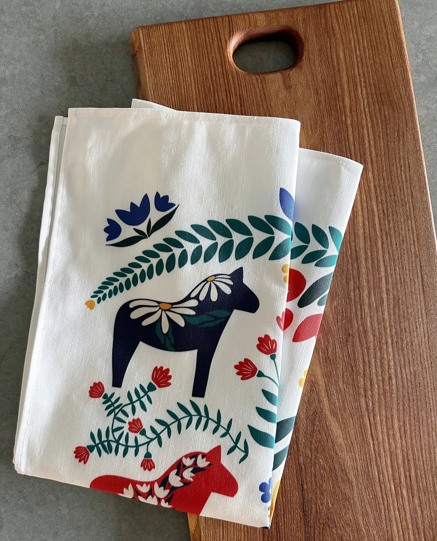Dala Horse Premium Tea Towel