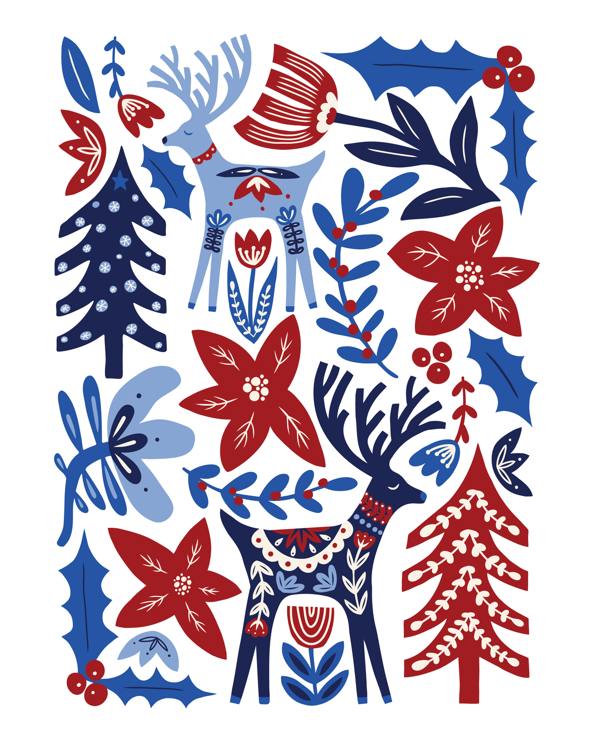 Reindeer - Fine Art Print