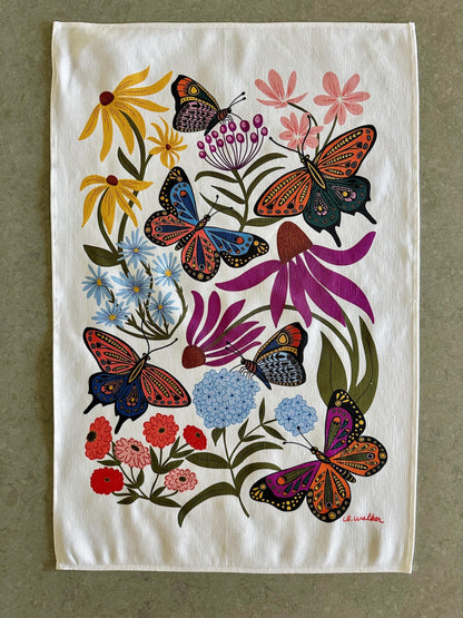 Butterfly Premium Tea Towel