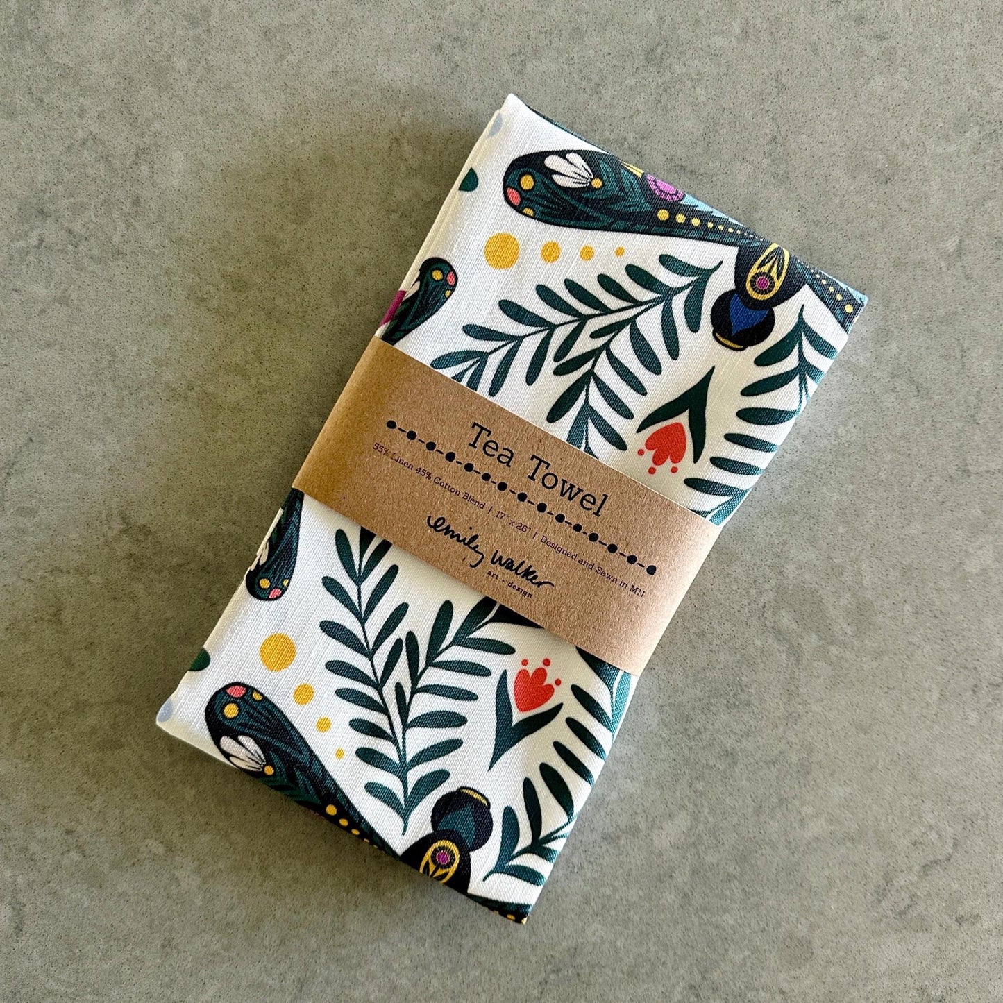 Dragonfly Premium Tea towel