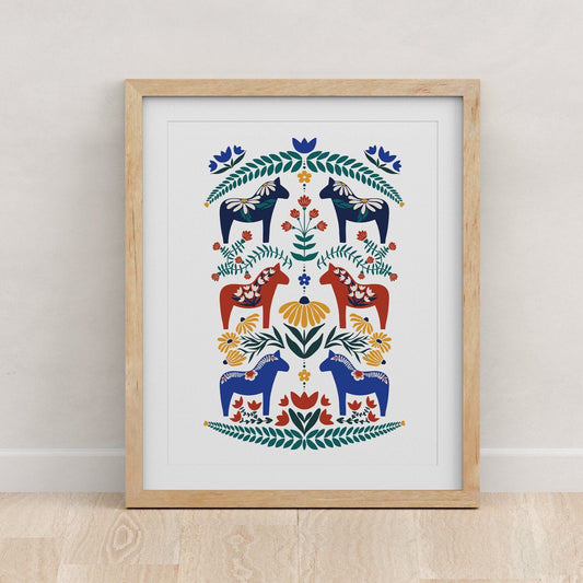 Dala Horse - Fine Art Print
