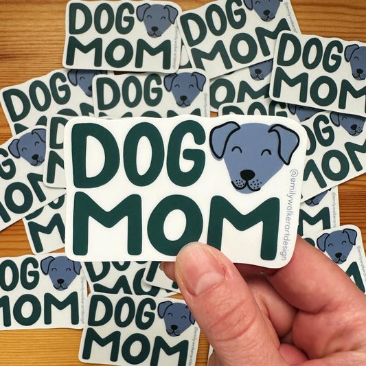 Dog Mom Sticker - Vinyl sticker