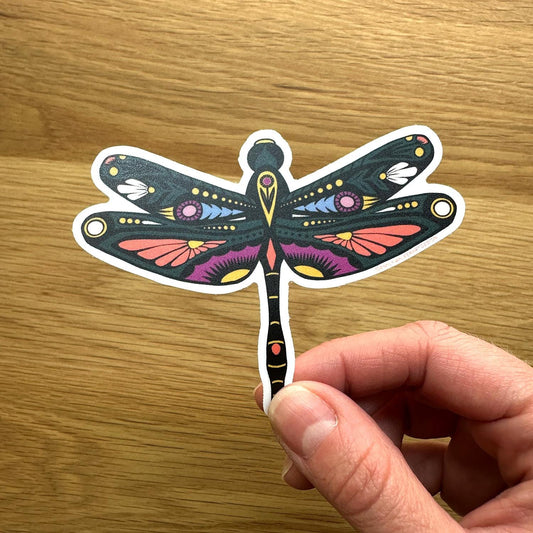 Dragonfly Sticker - Vinyl Sticker