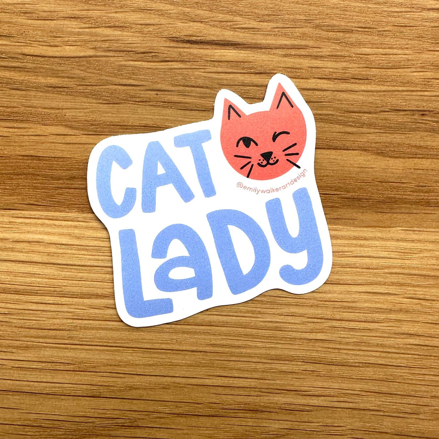 Cat Lady Sticker - Vinyl Sticker