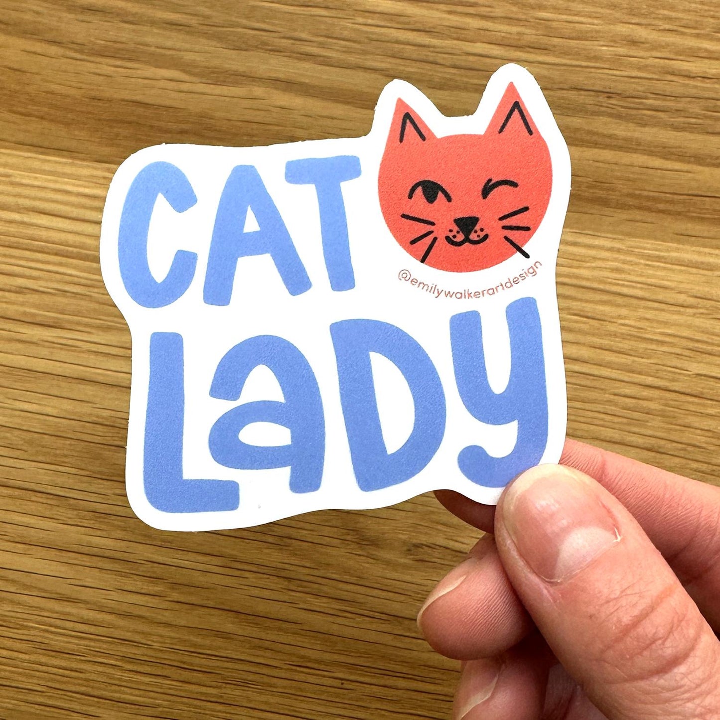 Cat Lady Sticker - Vinyl Sticker