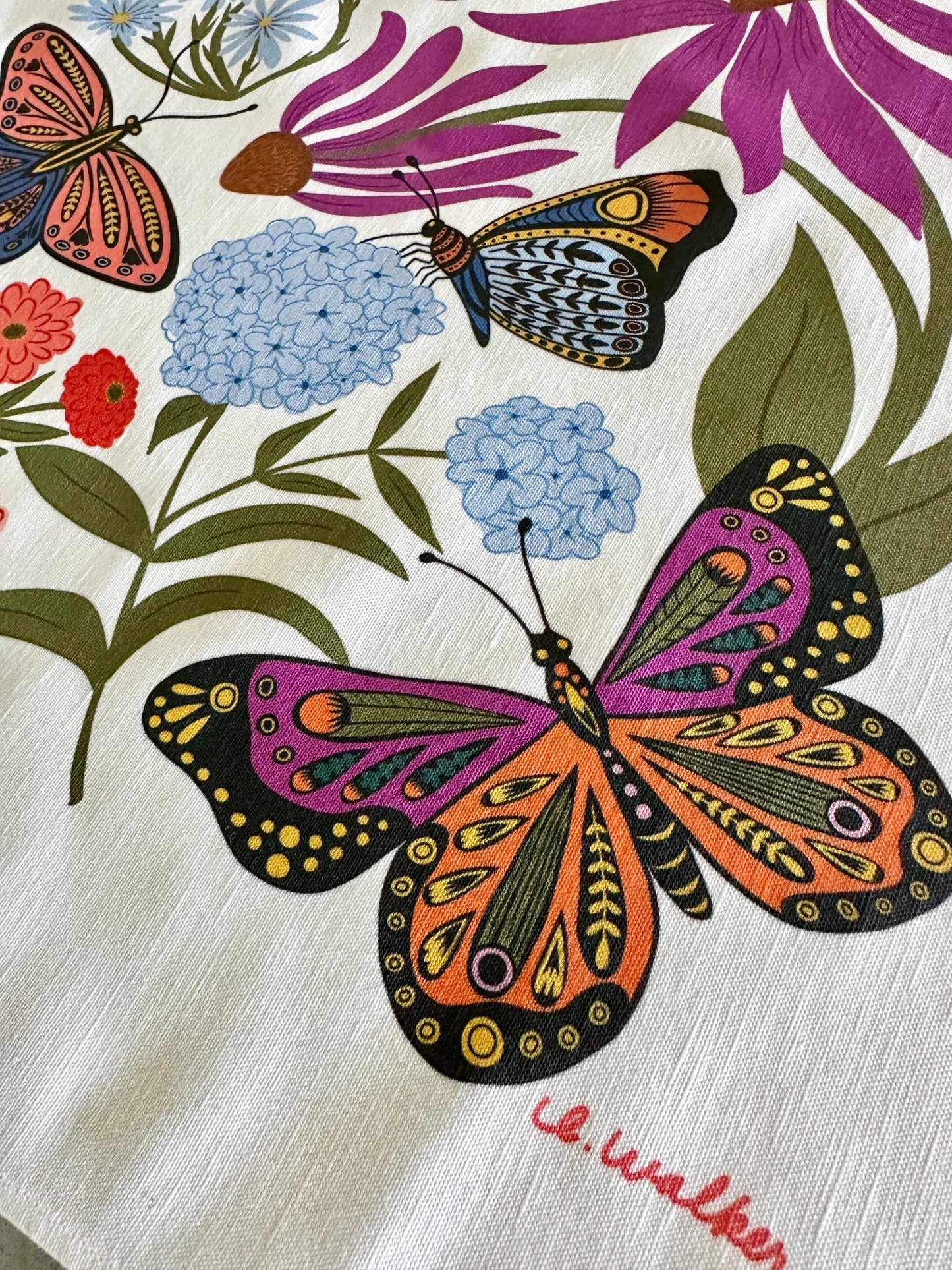 Butterfly Premium Tea Towel