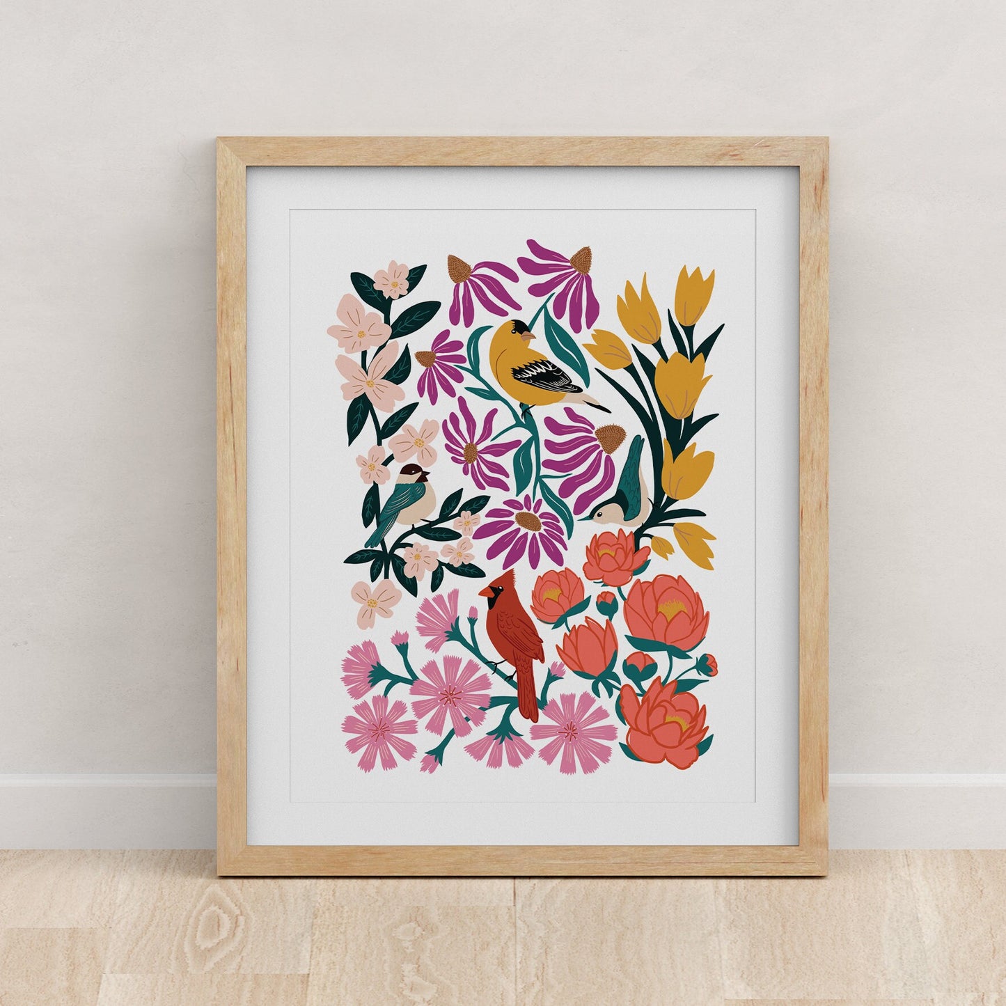 Birds and Blossoms - Fine Art Print