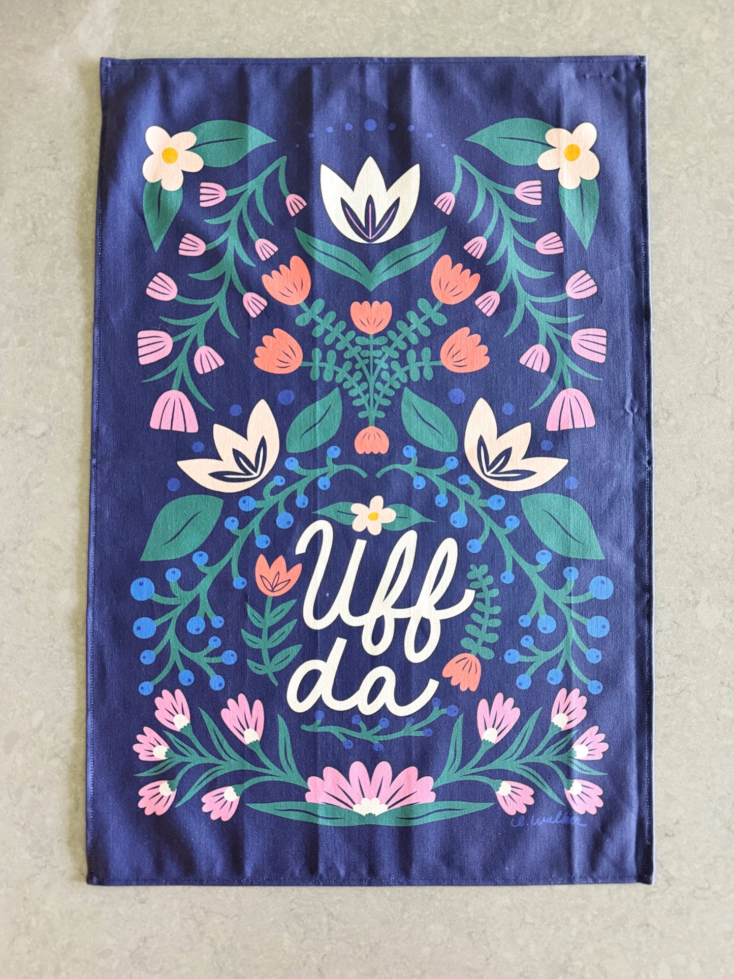 Uff Da Premium Tea Towel