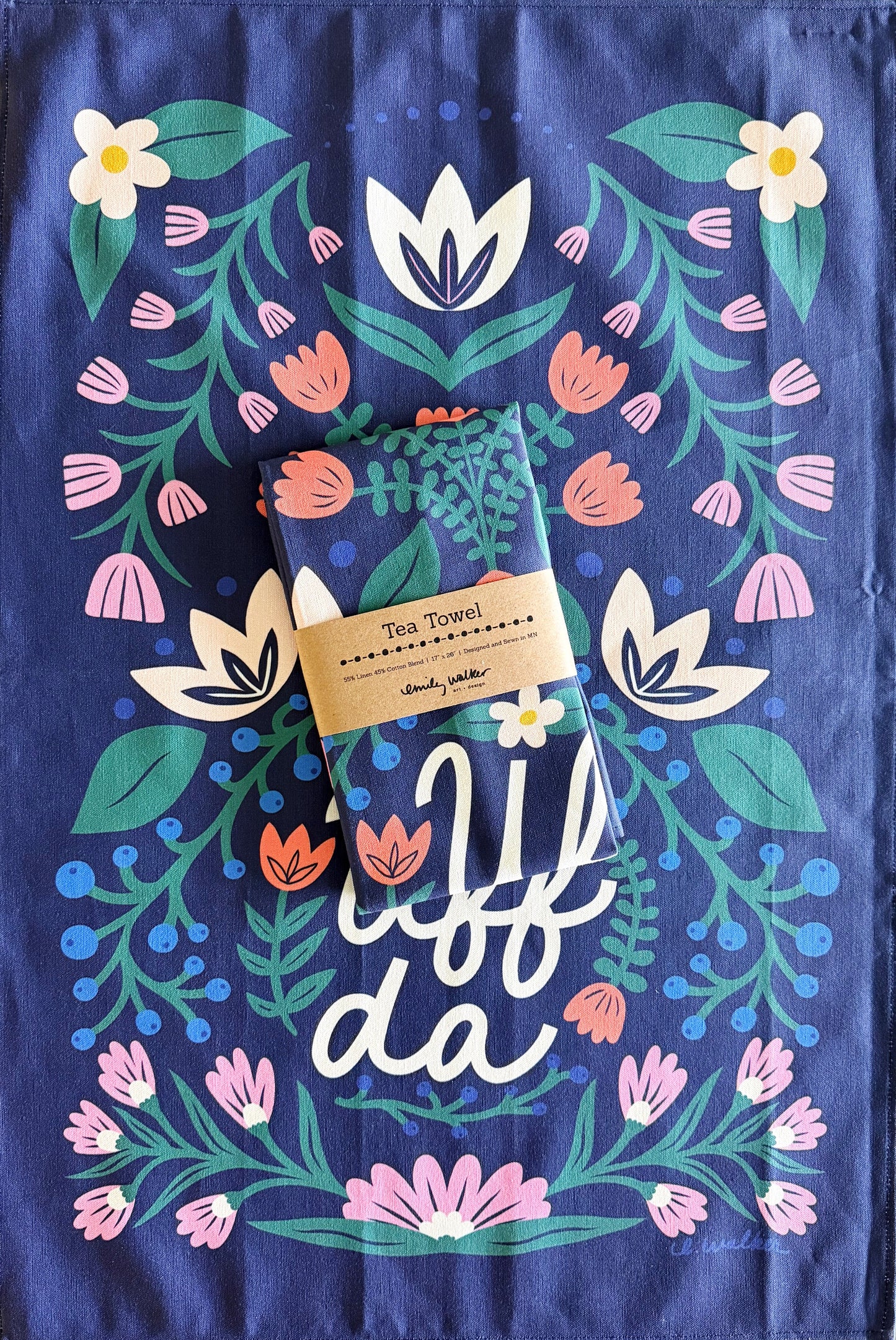 Uff Da Premium Tea Towel