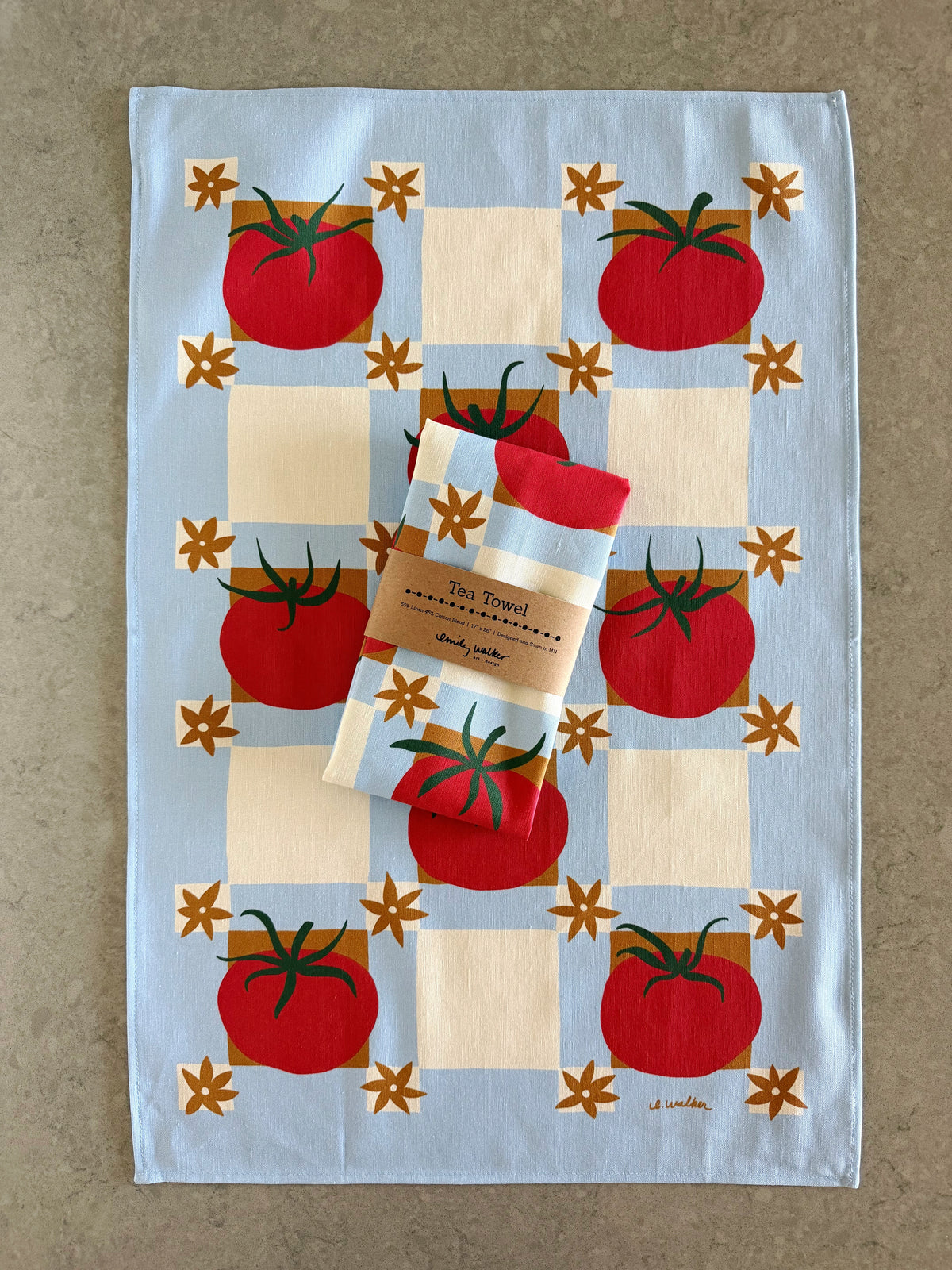 Tomato Premium Tea Towel