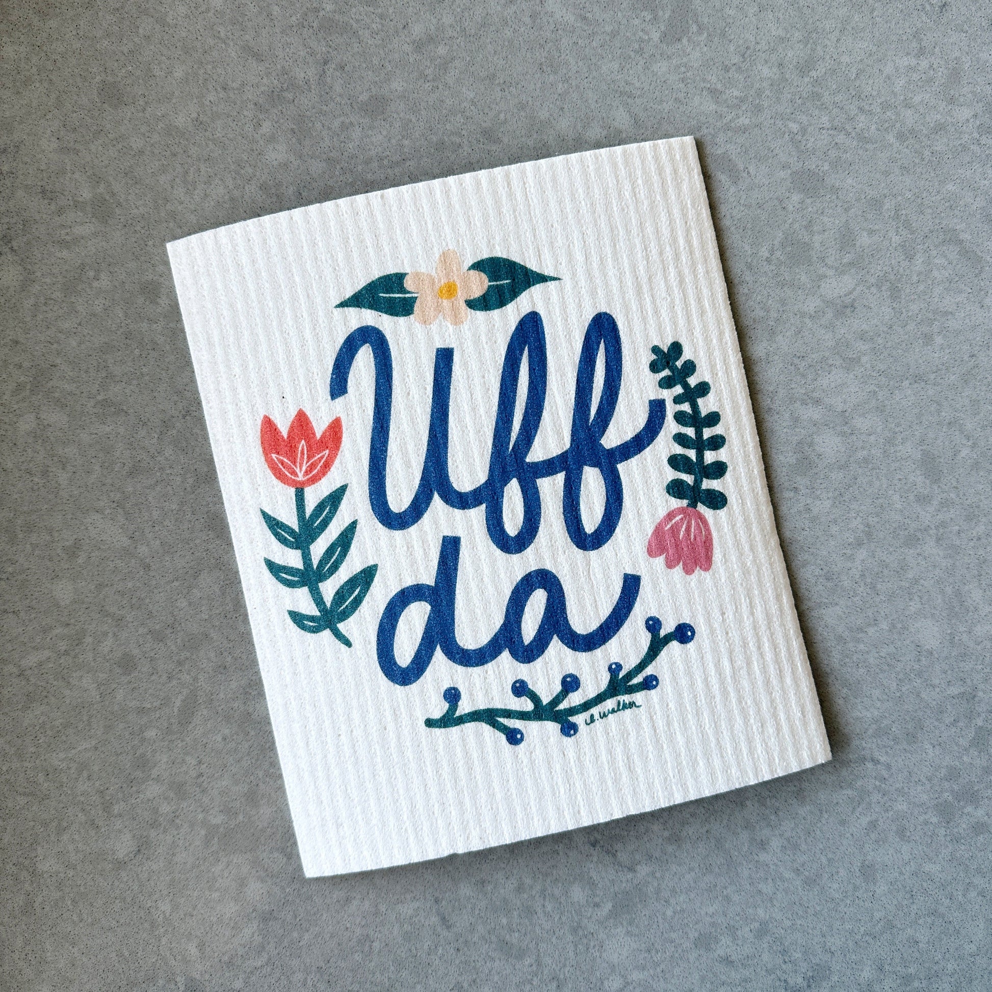 Uff Da Swedish dishcloth
