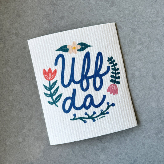 Uff Da Swedish dishcloth
