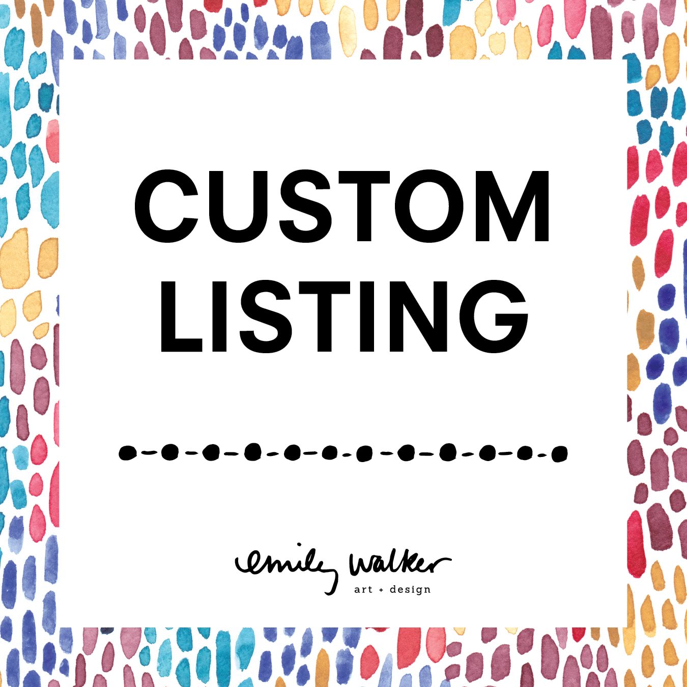 Custom Listing for Posters on Board