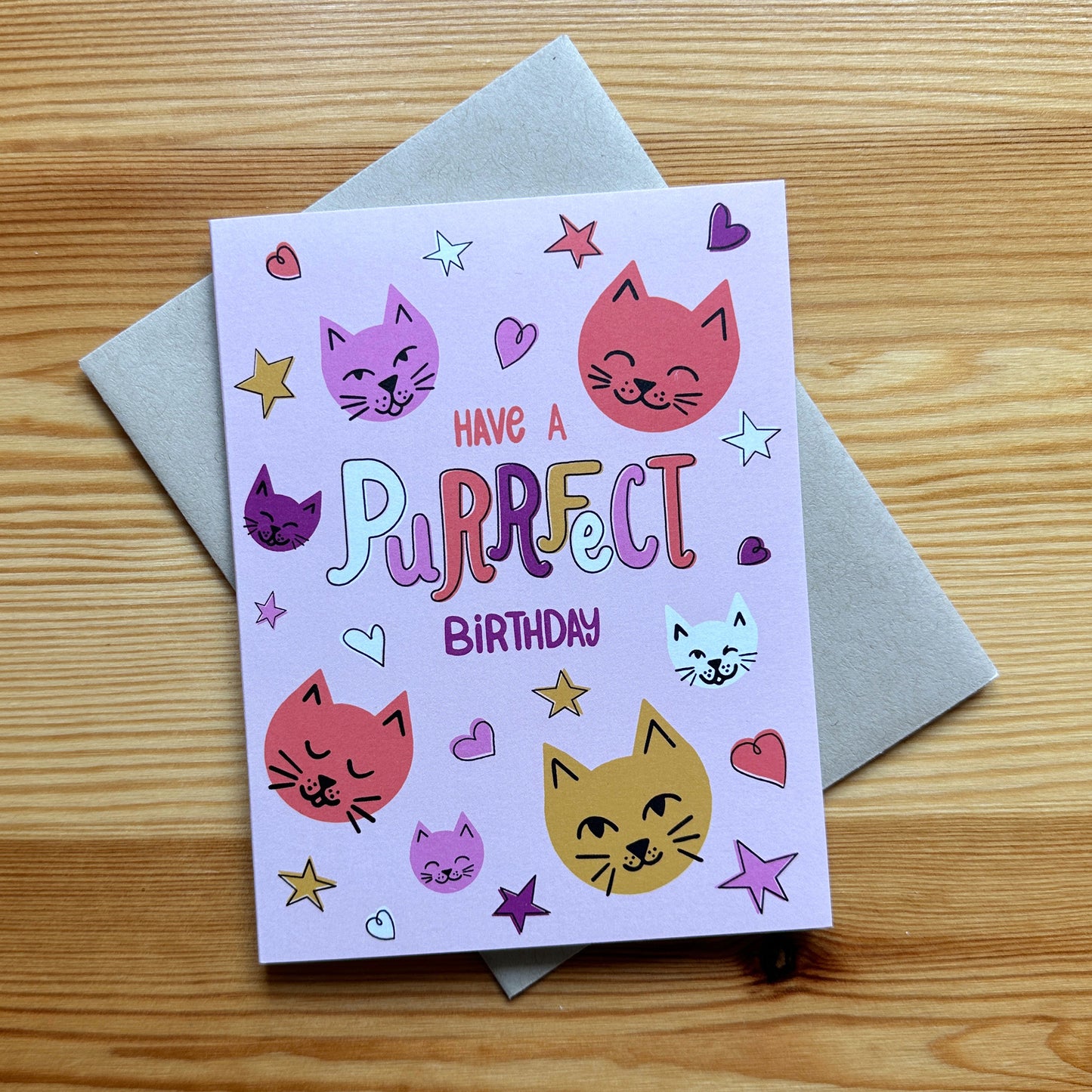 Have a Purrfect Birthday- Greeting Card
