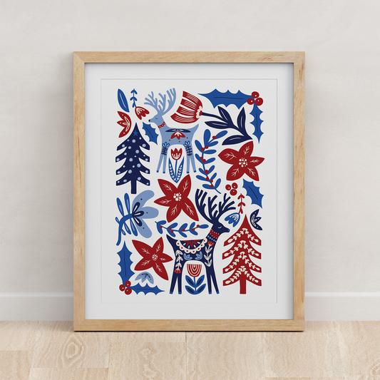 Reindeer - Fine Art Print