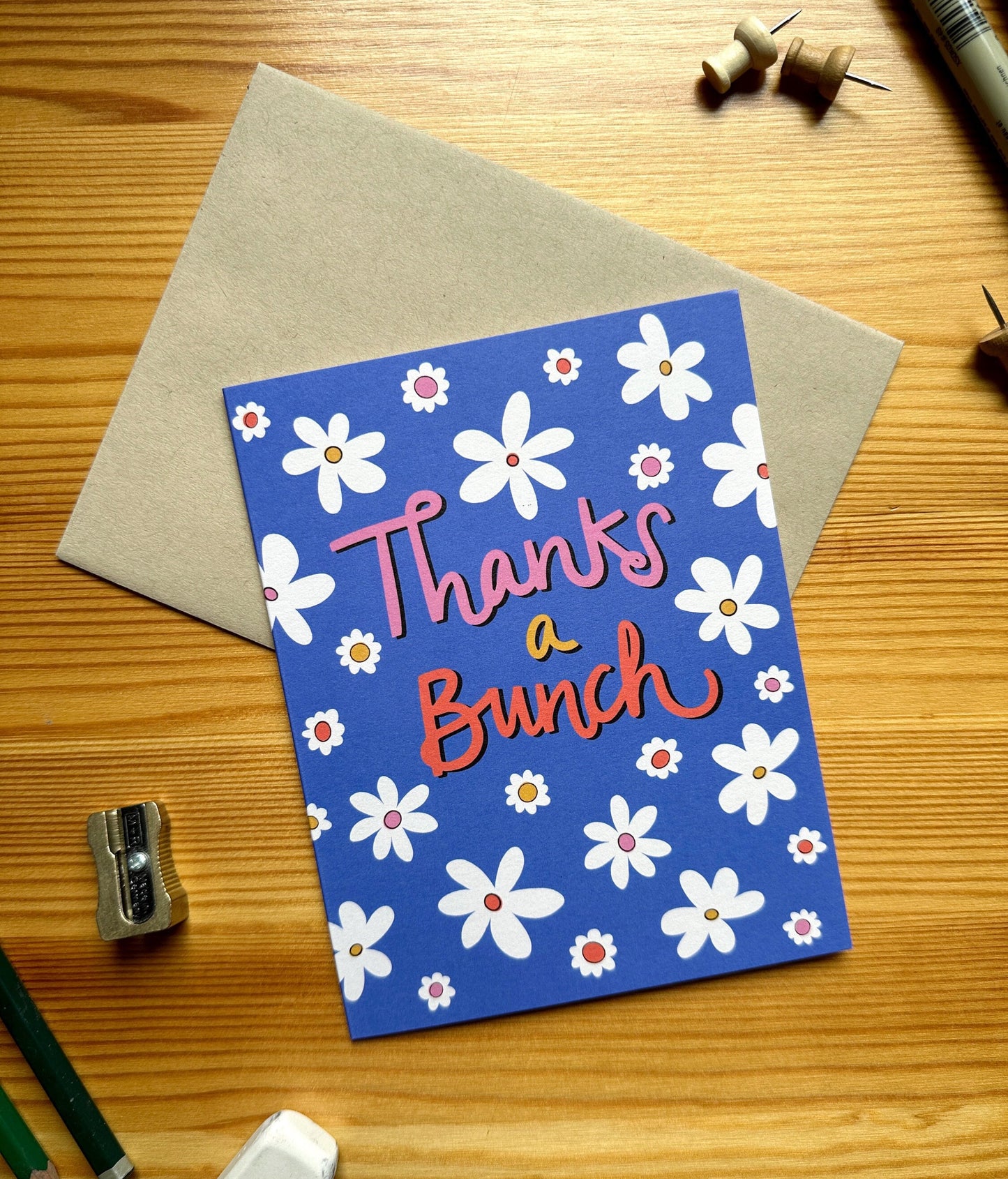 Thanks a Bunch Greeting Card - Thank You Card