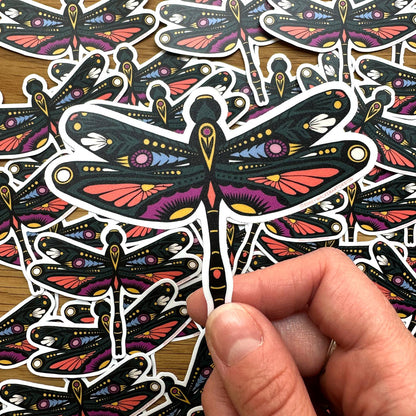 Dragonfly Sticker - Vinyl Sticker