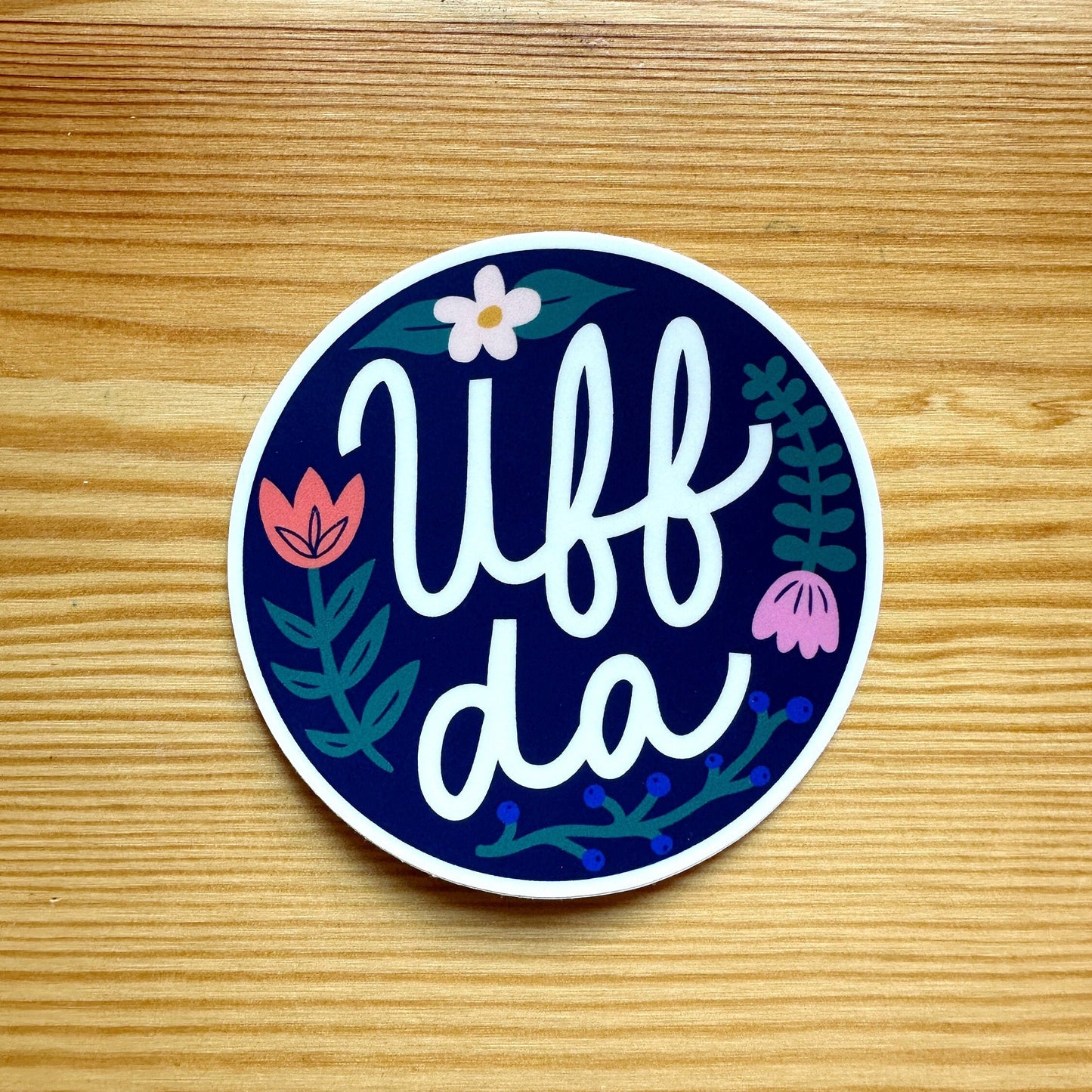 Uff Da Sticker - Vinyl sticker