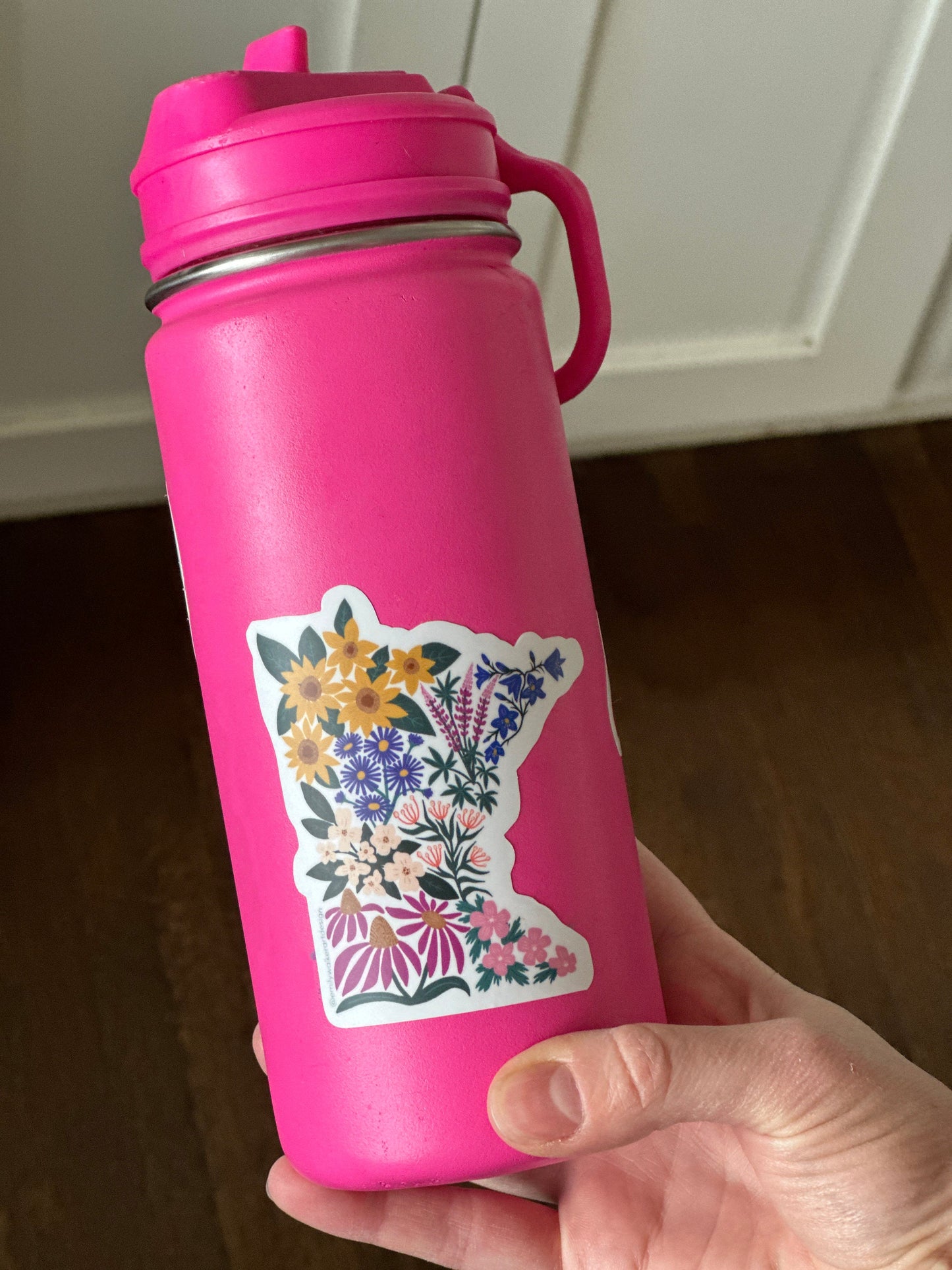 Minnesota Floral Sticker - Vinyl sticker