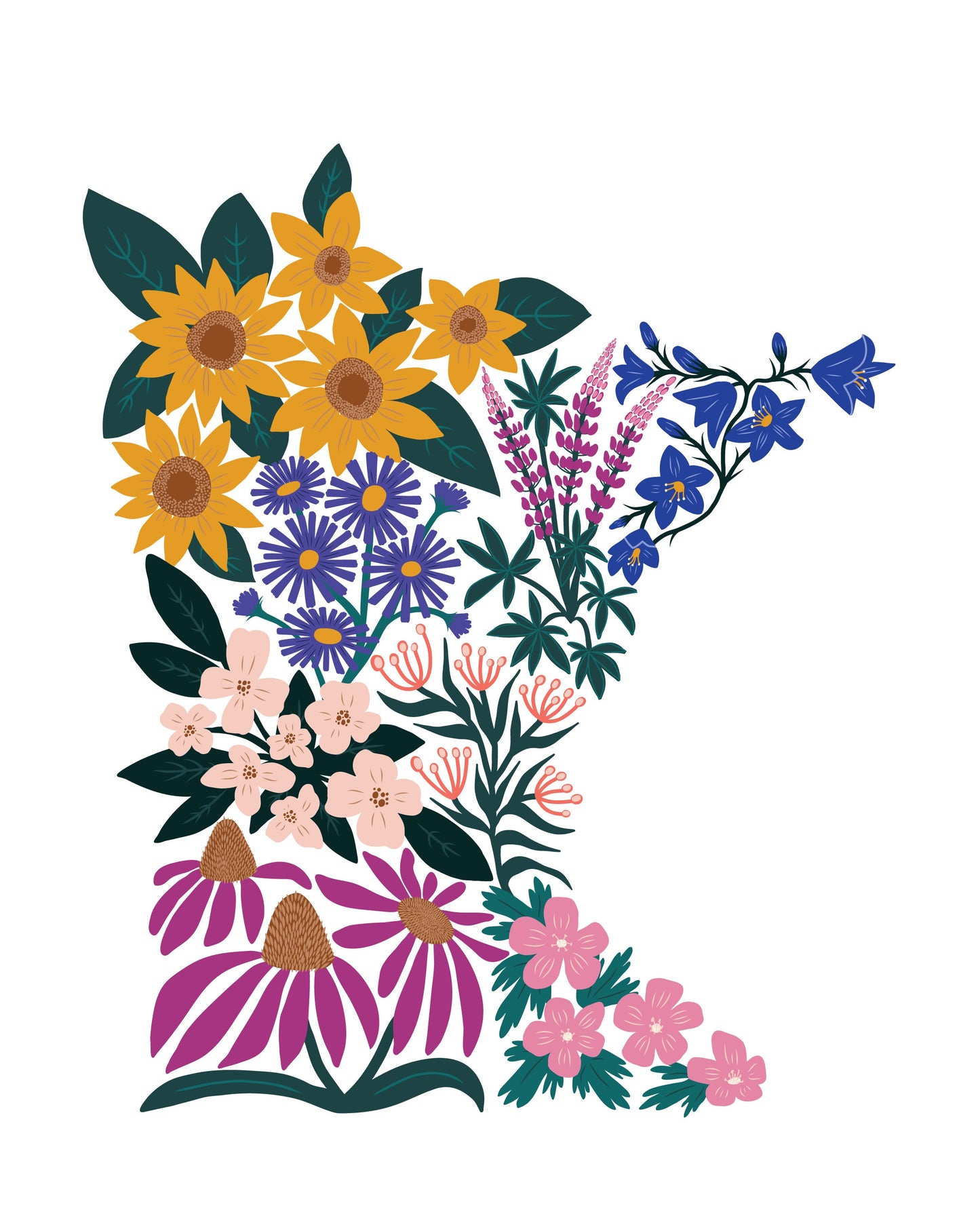 Minnesota Floral - Fine Art Print