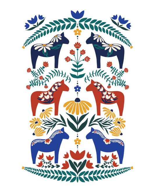 Dala Horse - Fine Art Print