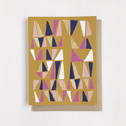 Triangles Greeting Card