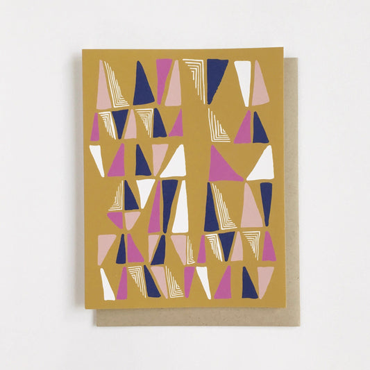 Triangles Greeting Card